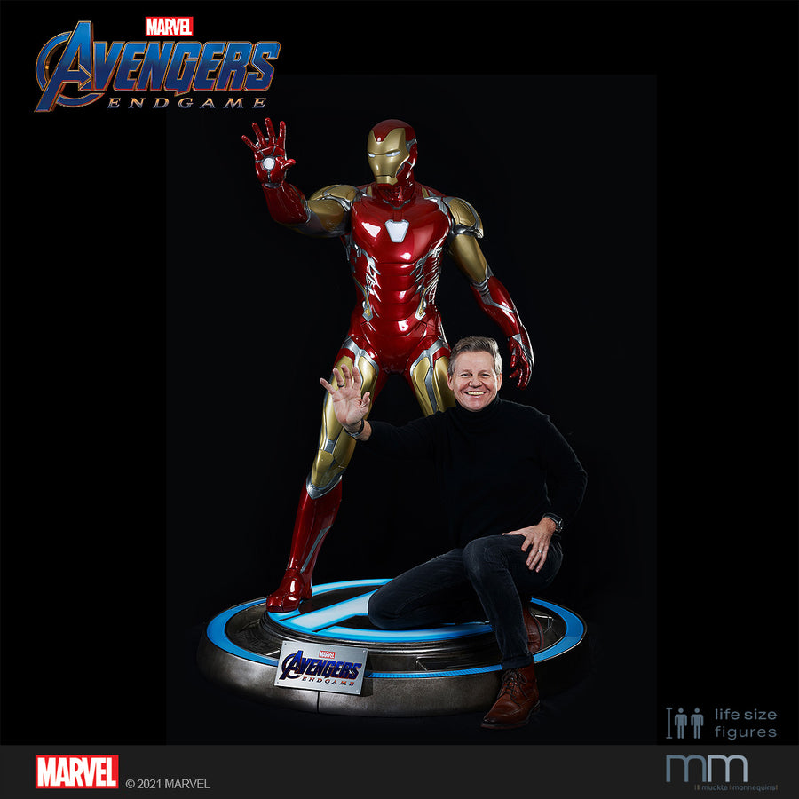 Life-Size Statue Iron Man 85 mit Muckle