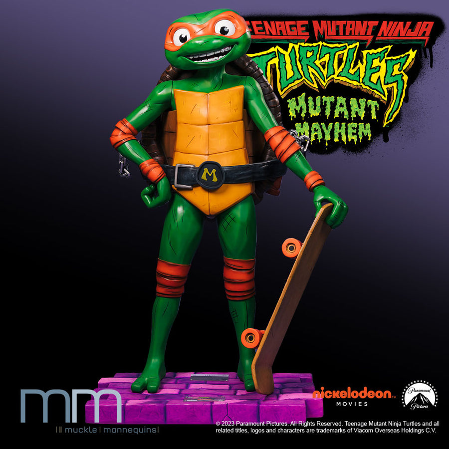 Lifesize Statue MICHELANGELO lifelike figure Teenage Mutant