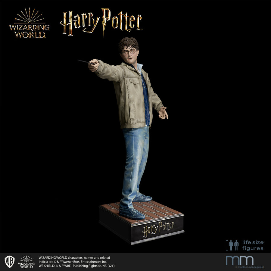Harry Potter life-size statue mit ausgestrecktem Arm